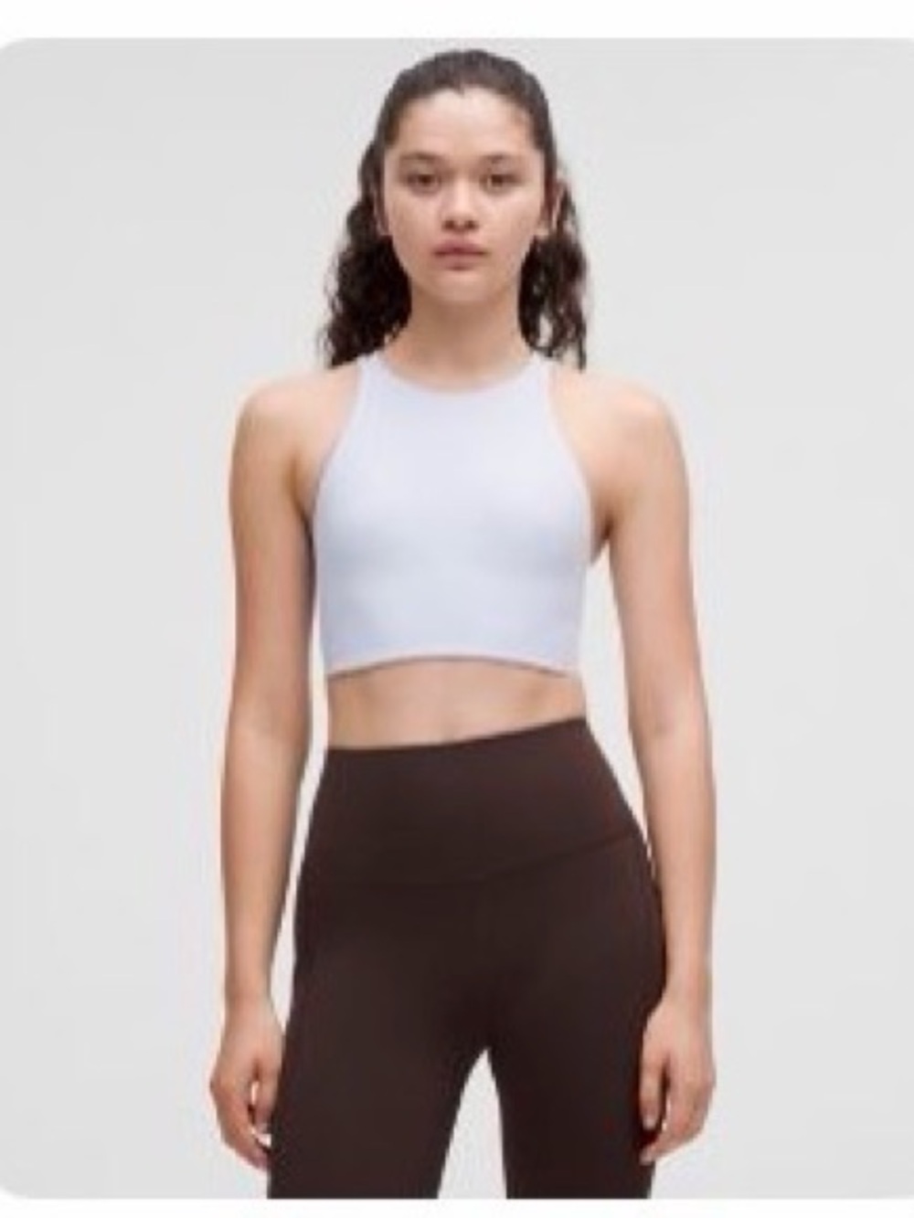 Lululemon Like a Cloud Longline High Neck Bra, A-C cup support size 6